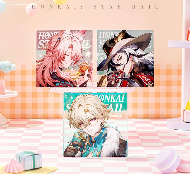 Cosmic Candy House Series acrylic display blocks featuring Honkai: Star Rail characters