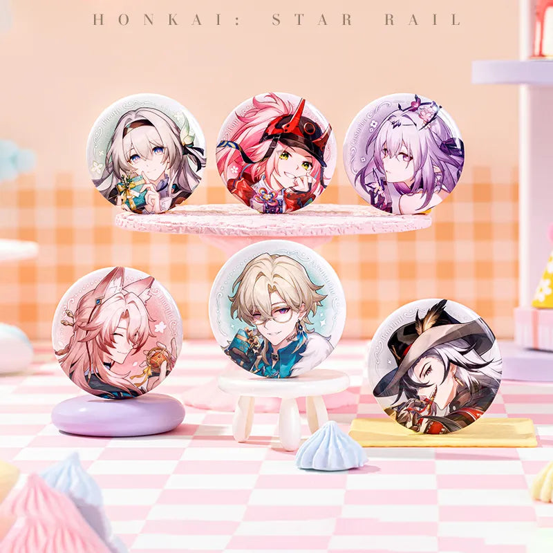 Honkai: Star Rail Cosmic Candy House Series Badges display