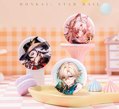 Cosmic Candy House Series character badges collection