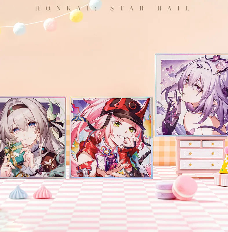 Cosmic Candy House Series PET Shikishi Art Boards featuring Honkai: Star Rail characters