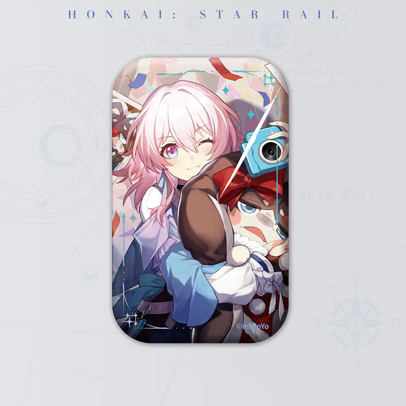 Honkai: Star Rail Day One of My New Life Light Cone Tinplate Badge