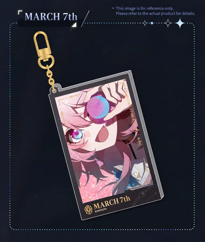 Honkai: Star Rail Departure Countdown Series acrylic charm design details