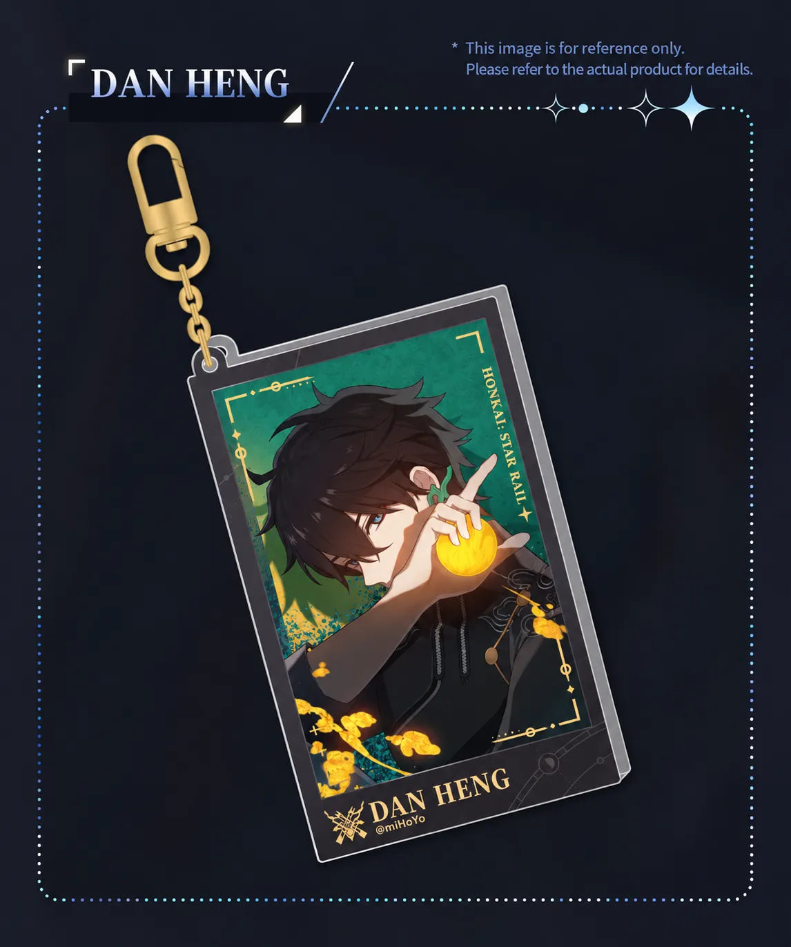 Honkai: Star Rail Departure Countdown Series acrylic charm close-up