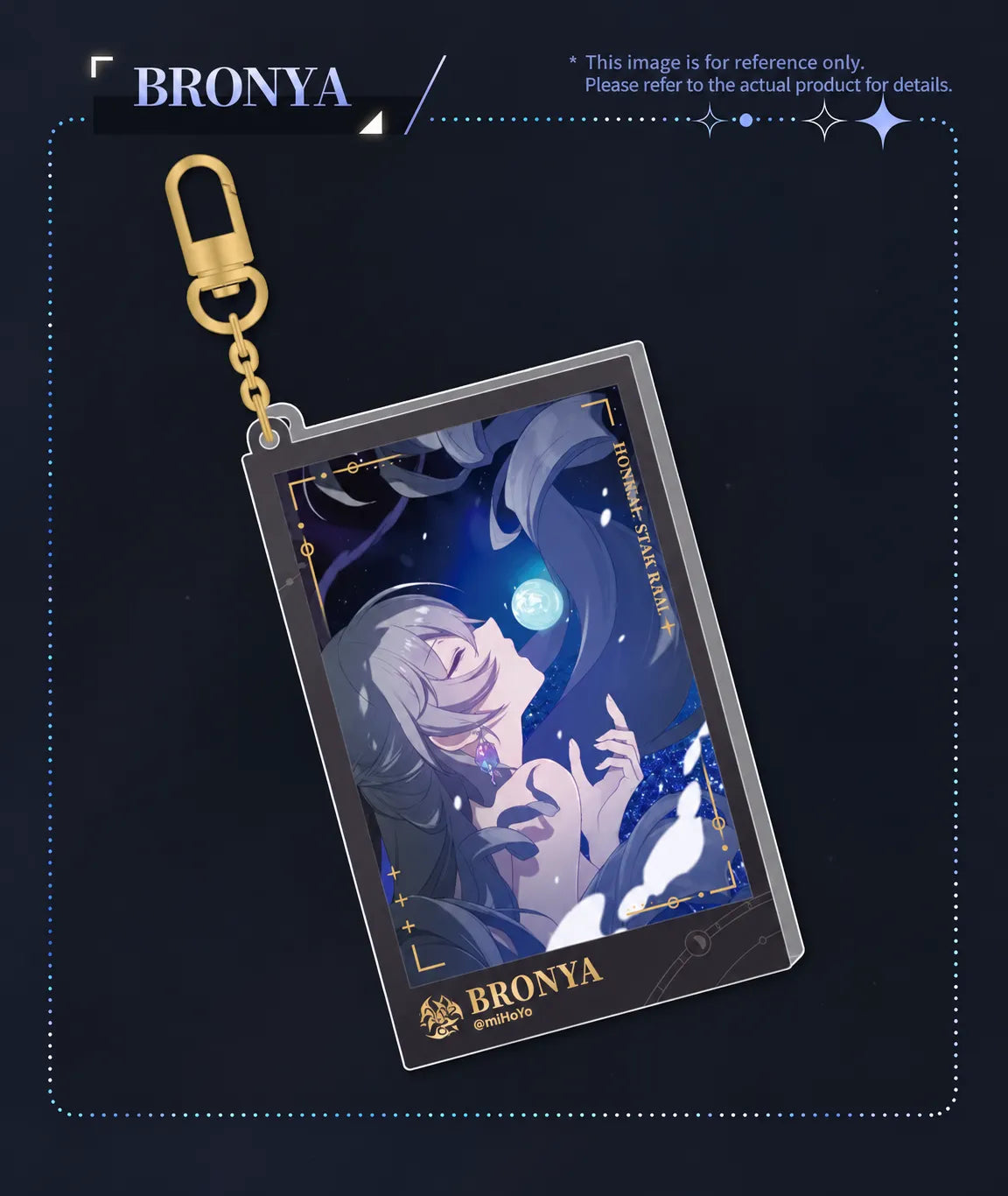 Honkai: Star Rail Departure Countdown Series acrylic charm craftsmanship details
