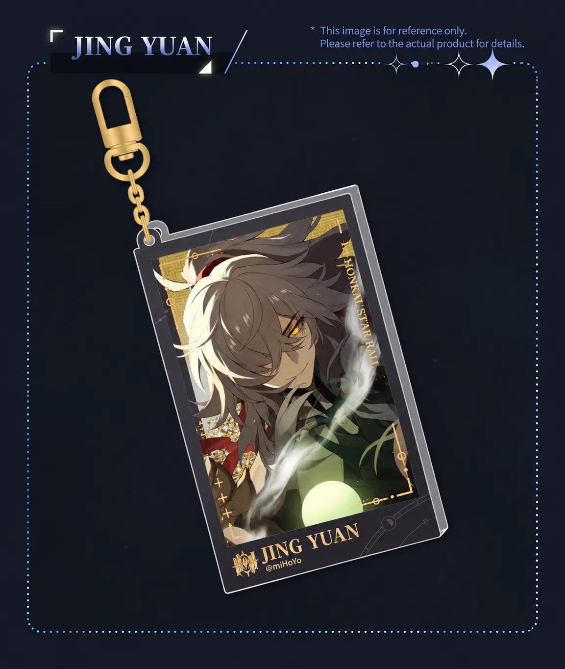 Honkai: Star Rail Departure Countdown Series acrylic charm material details