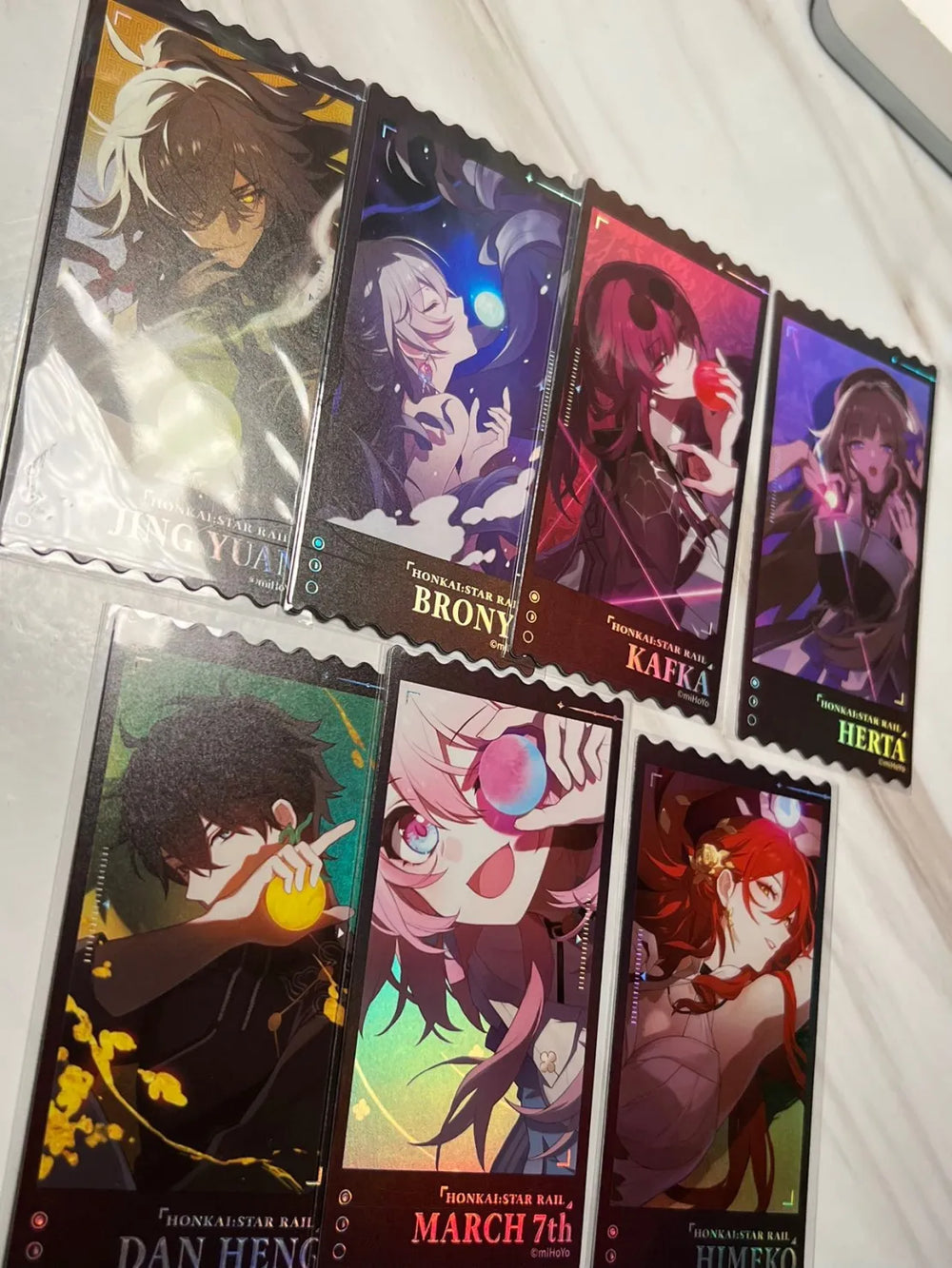 Honkai: Star Rail Departure Countdown Series Holographic Commemorative Ticket Set