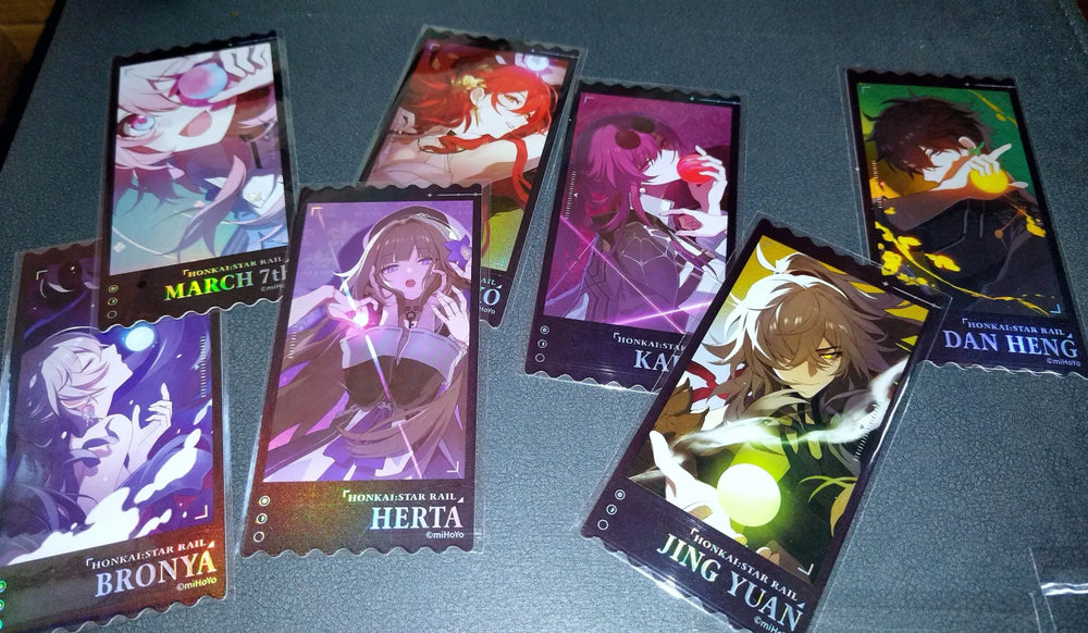 Honkai: Star Rail Departure Countdown Series Holographic Commemorative Ticket Set