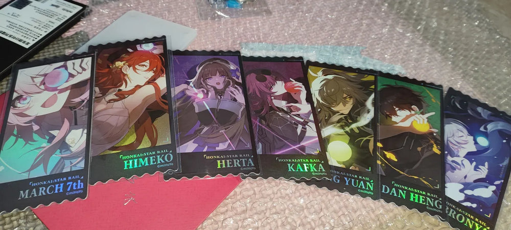 Honkai: Star Rail Departure Countdown Series Holographic Commemorative Ticket Set