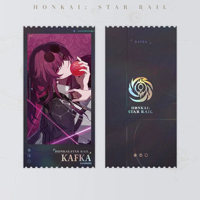 Honkai: Star Rail Departure Countdown Series Kafka Holographic Commemorative Ticket