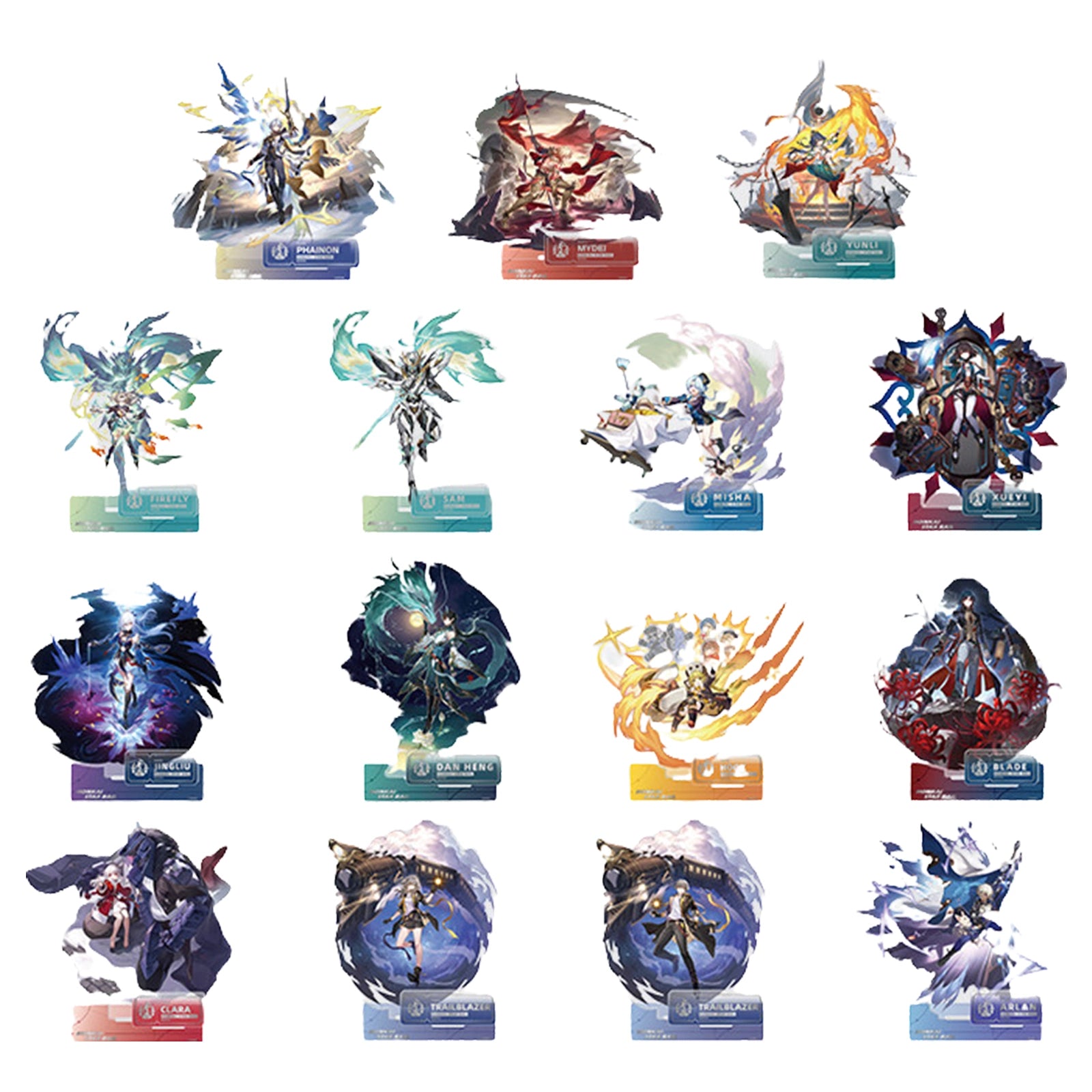 Honkai: Star Rail Destruction Path acrylic standee character series