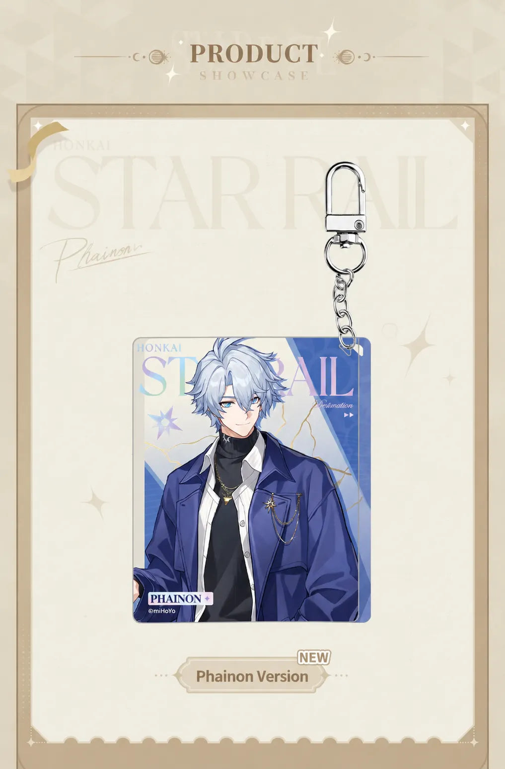 Phainon Express Travel Notes Acrylic Charm details
