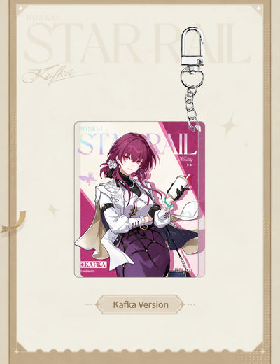 Kafka Express Travel Notes Acrylic Charm details