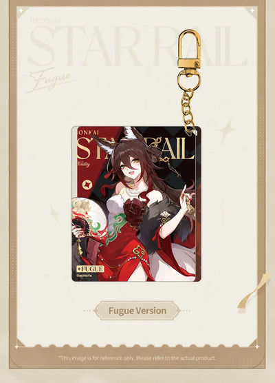 Fugue Express Travel Notes Acrylic Charm details