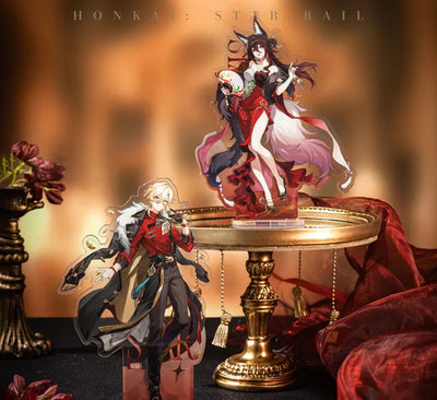 Honkai: Star Rail Express Travel Notes Acrylic Standee display