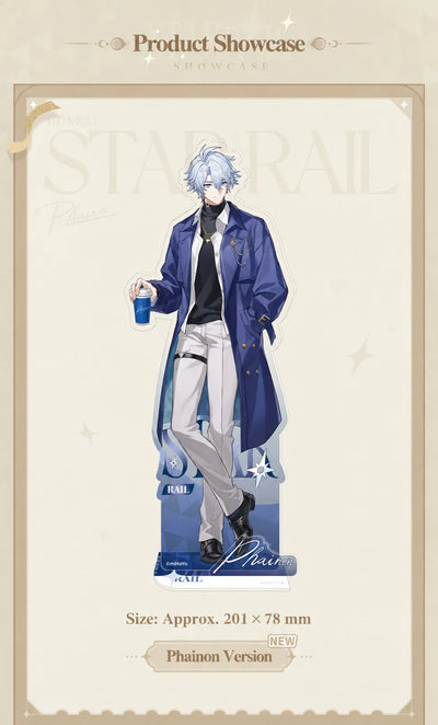 Phainon Express Travel Notes Acrylic Standee details