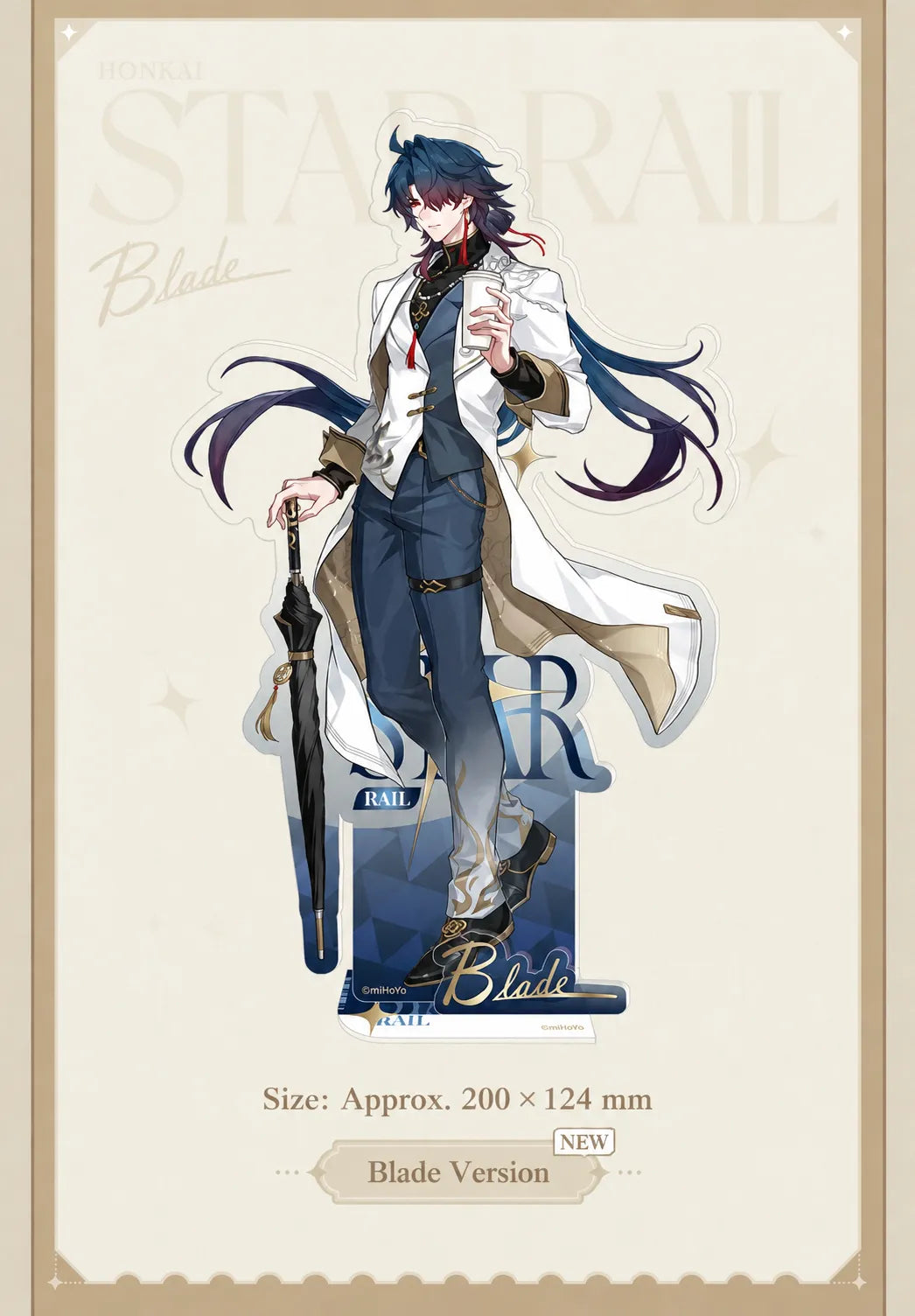Blade Express Travel Notes Acrylic Standee details