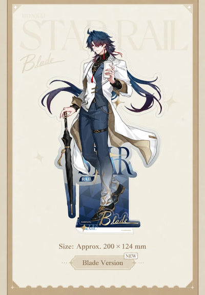 Blade Express Travel Notes Acrylic Standee details