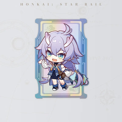 Bailu Express Travel Notes Chibi Holographic Collectible Card