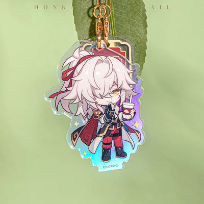 Honkai: Star Rail Chibi Acrylic Charm and Stand Set display
