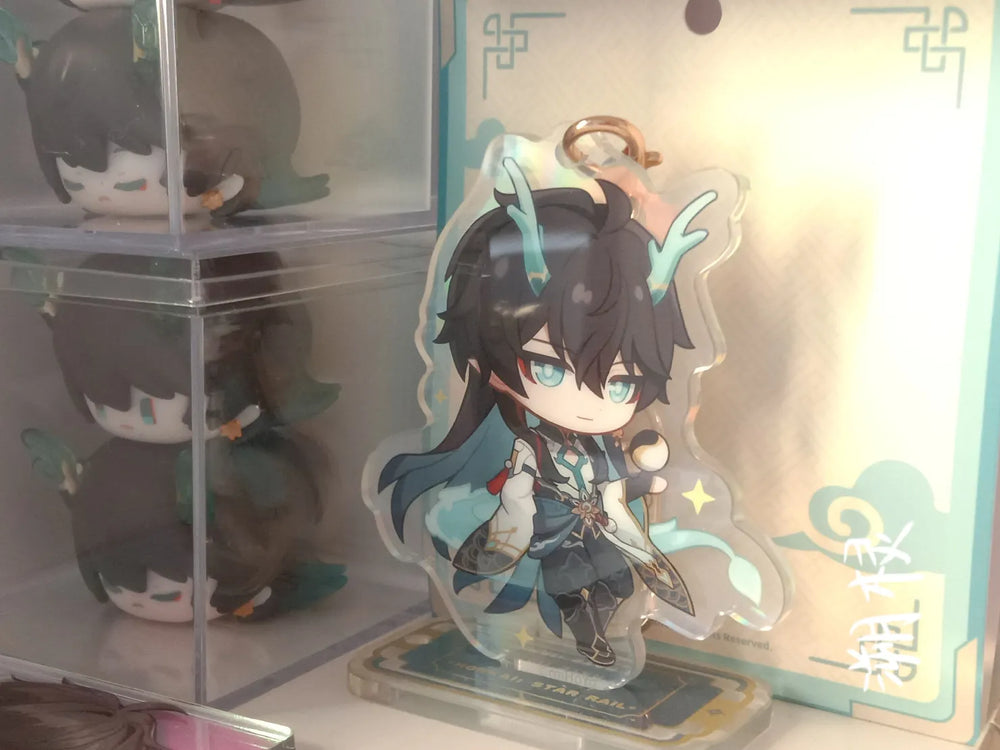 Honkai: Star Rail Express Travel Notes Chibi-Acryl-Anhänger & Aufsteller-Set