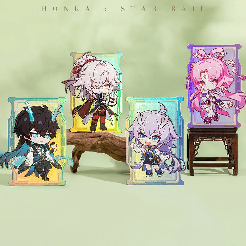 Honkai: Star Rail Express Travel Notes Chibi Holographic Collectible Cards