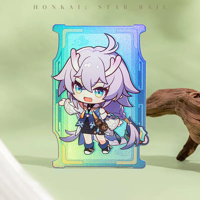 Honkai: Star Rail Express Travel Notes holographic character card display