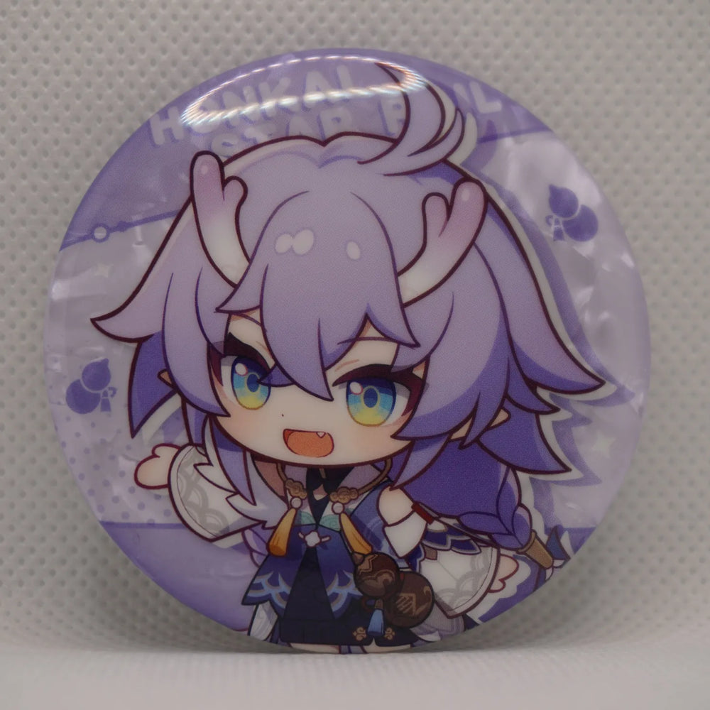 Honkai: Star Rail Express Travel Notes Series Insignias Chibi de Hojalata