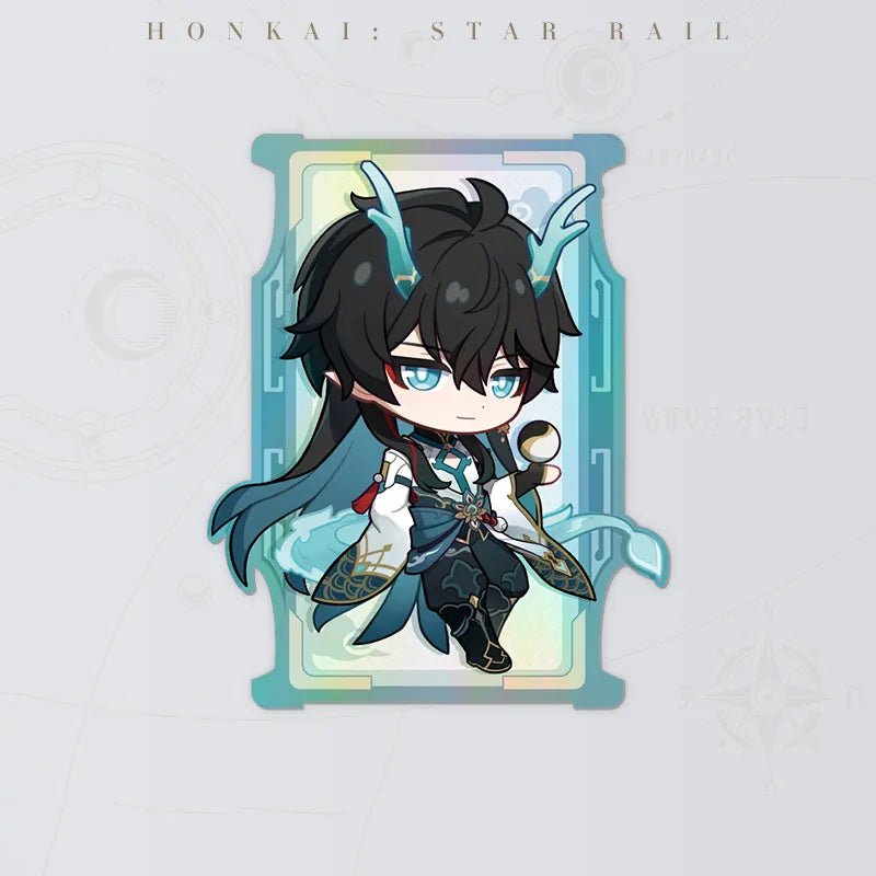 Dan Heng Express Travel Notes Chibi Holographic Collectible Card