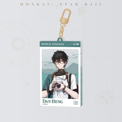 Dan Heng Express Travel Notes Series Flowing Sand Acrylic Charm