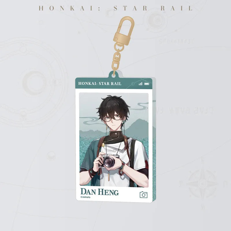 Dan Heng Express Travel Notes Series Flowing Sand Acrylic Charm