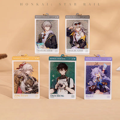 Express Travel Notes Series Flowing Sand Acrylic Charms