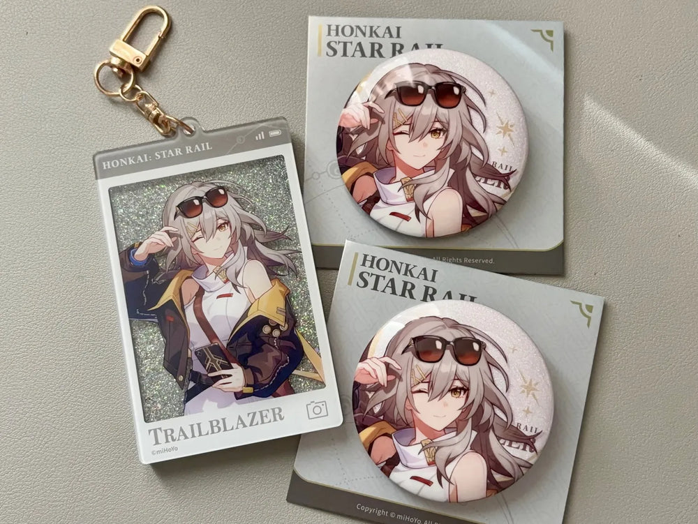 Honkai: Star Rail Express Travel Notes Series Flowing Sand Acryl-Anhänger