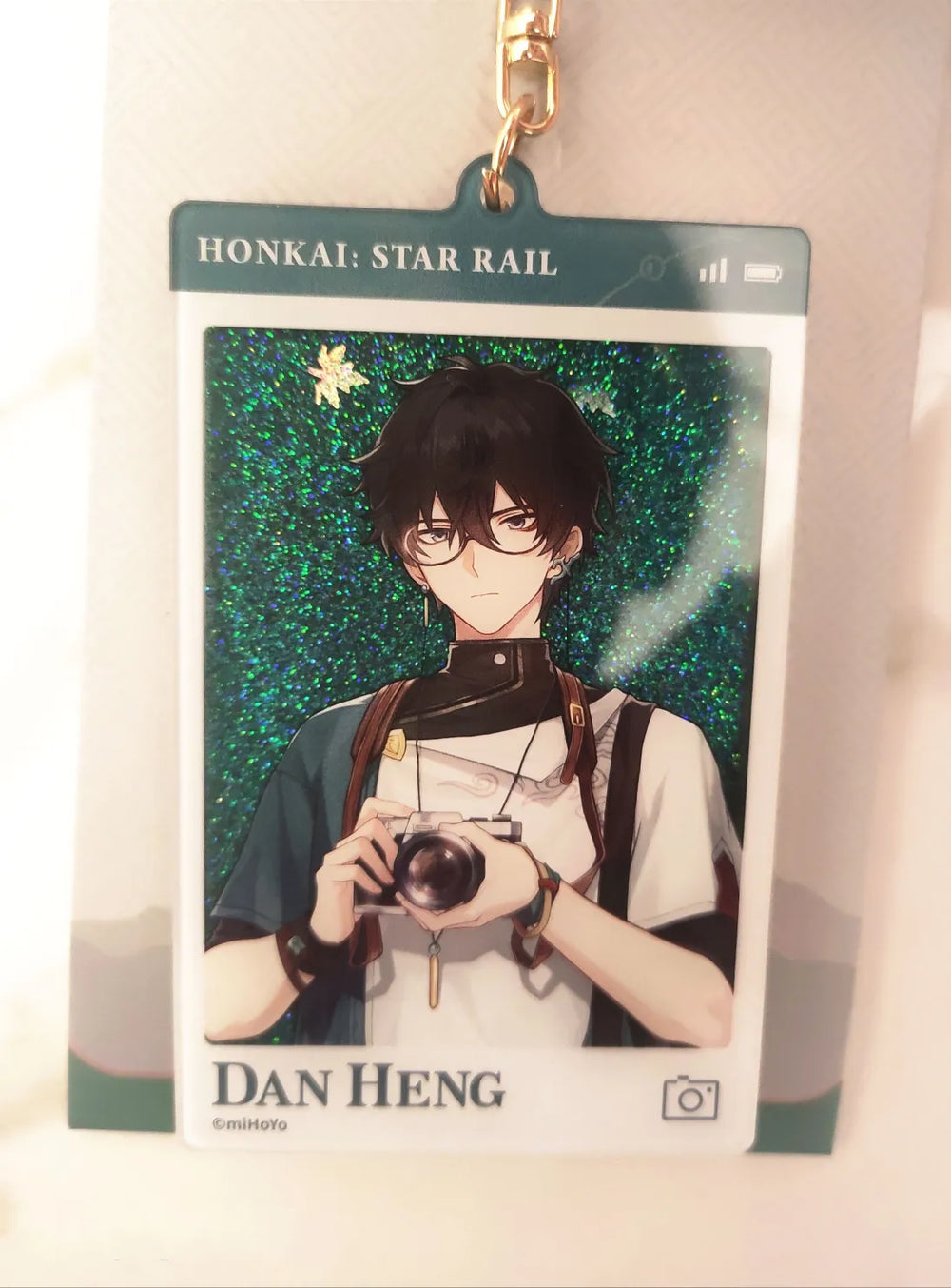 Honkai: Star Rail Express Travel Notes Series Flowing Sand Acryl-Anhänger