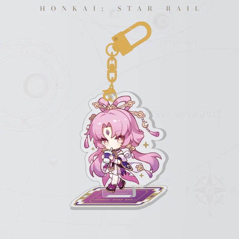 Fu Xuan Express Travel Notes Chibi Acrylic Charm and Stand Set