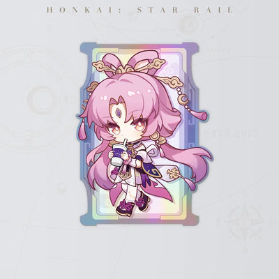 Fu Xuan Express Travel Notes Chibi Holographic Collectible Card