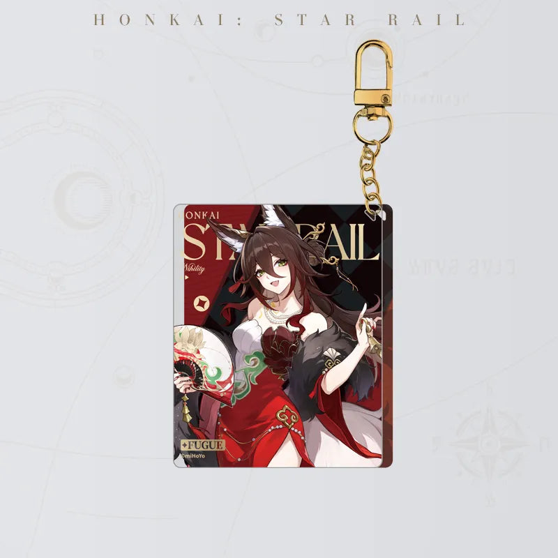 Fugue Express Travel Notes Series Acrylic Charm
