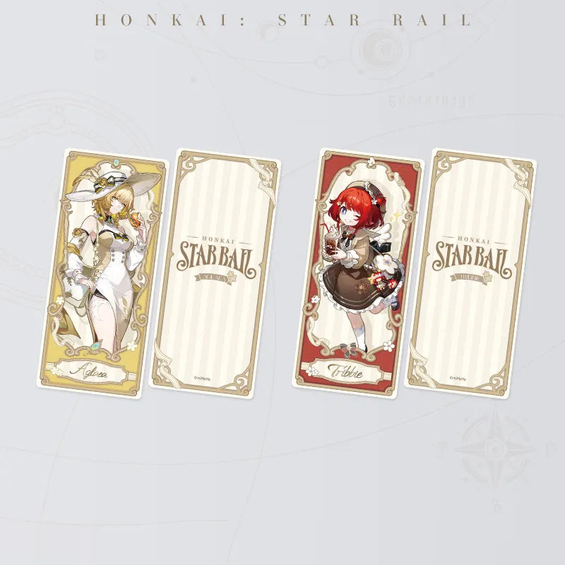 Express Travel Notes Series Tribbie and Aglaea Holographic Collectible Cards