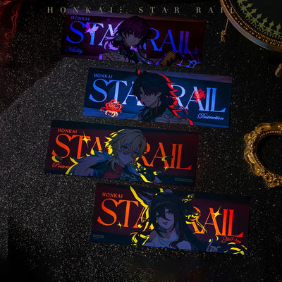 Honkai: Star Rail Express Travel Notes Holographic Ticket collection