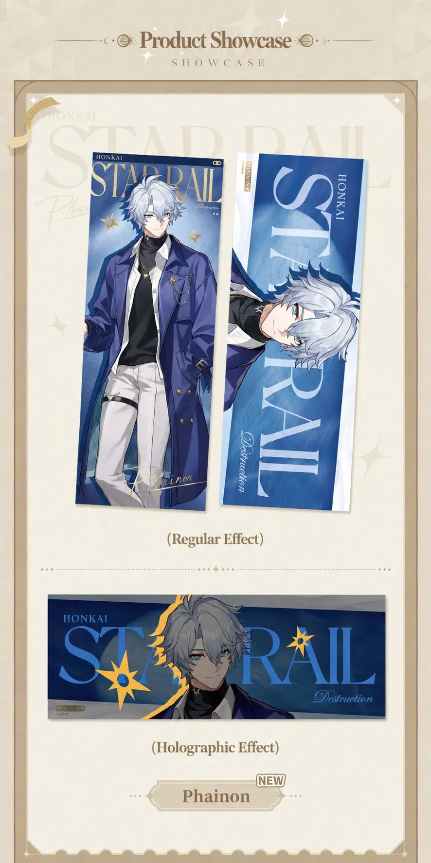 Phainon Holographic Ticket regular and holographic effects