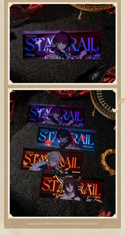 Express Travel Notes Holographic Tickets under reflective lighting