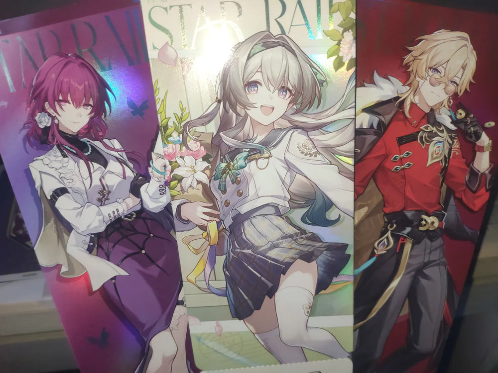 Honkai: Star Rail Express Travel Notes Series Holographic Tickets