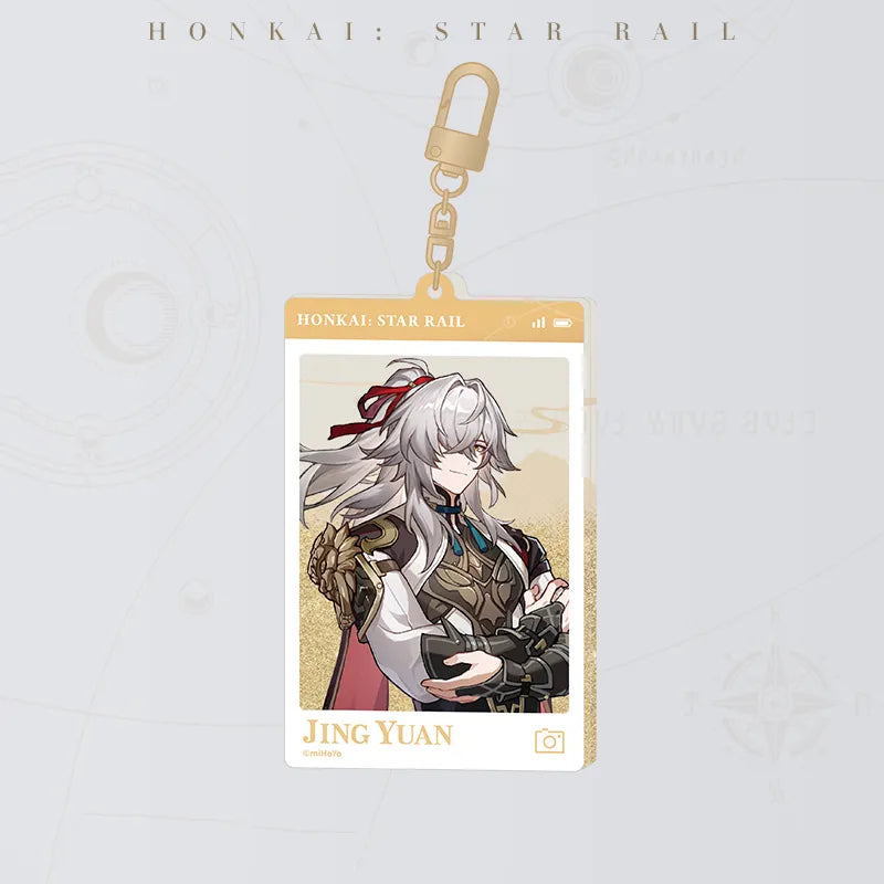 Jing Yuan Express Travel Notes Series Flowing Sand Acrylic Charm