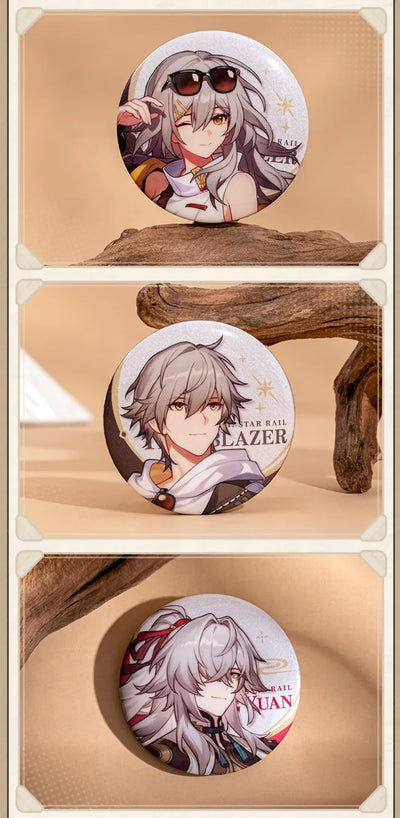 Express Travel Notes character Tinplate Badges product photo