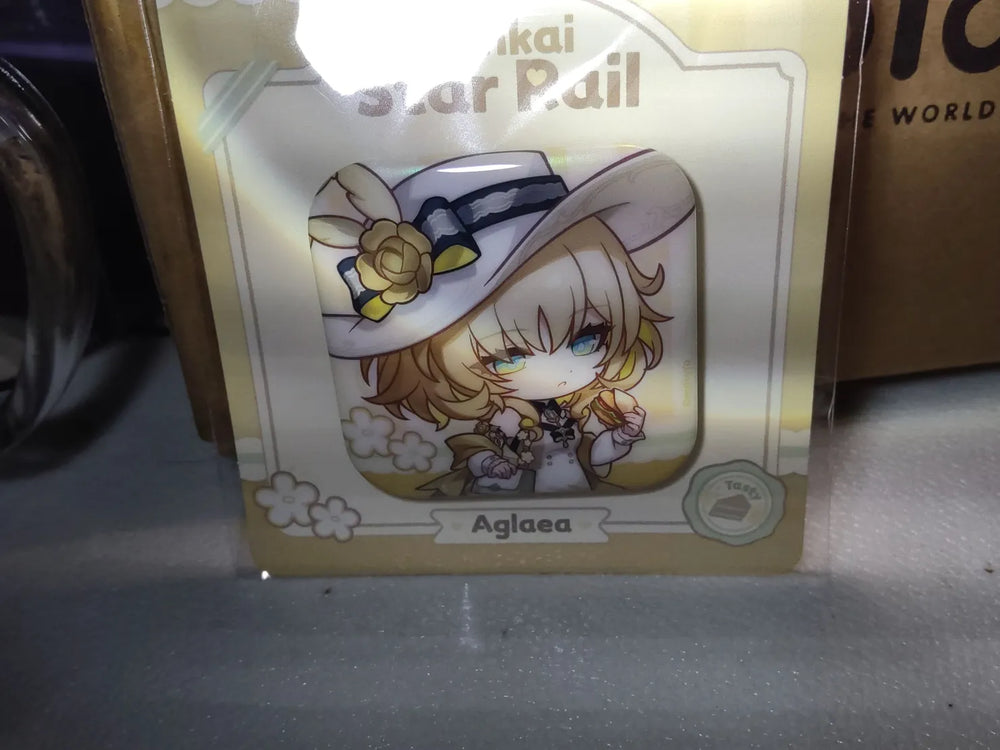 Honkai: Star Rail Express Travel Notes Chibi-Abzeichen – Tribbie & Aglaea