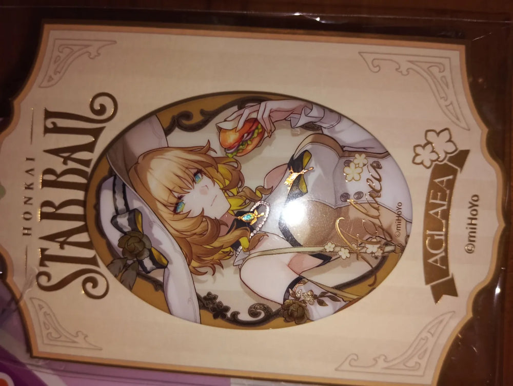 Honkai: Star Rail Express Travel Notes Tinplate-Abzeichen – Tribbie & Aglaea