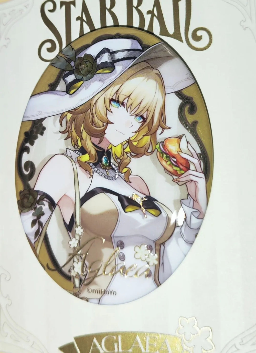 Honkai: Star Rail Express Travel Notes Tinplate-Abzeichen – Tribbie & Aglaea