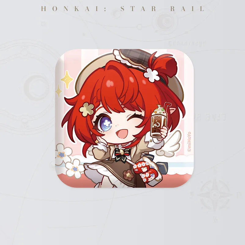 Tribbie Express Travel Notes Series Chibi Badge
