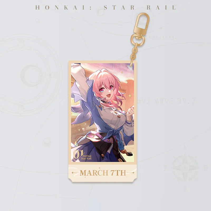Honkai: Star Rail Festive Gifts Series March 7th Acrylic Charm