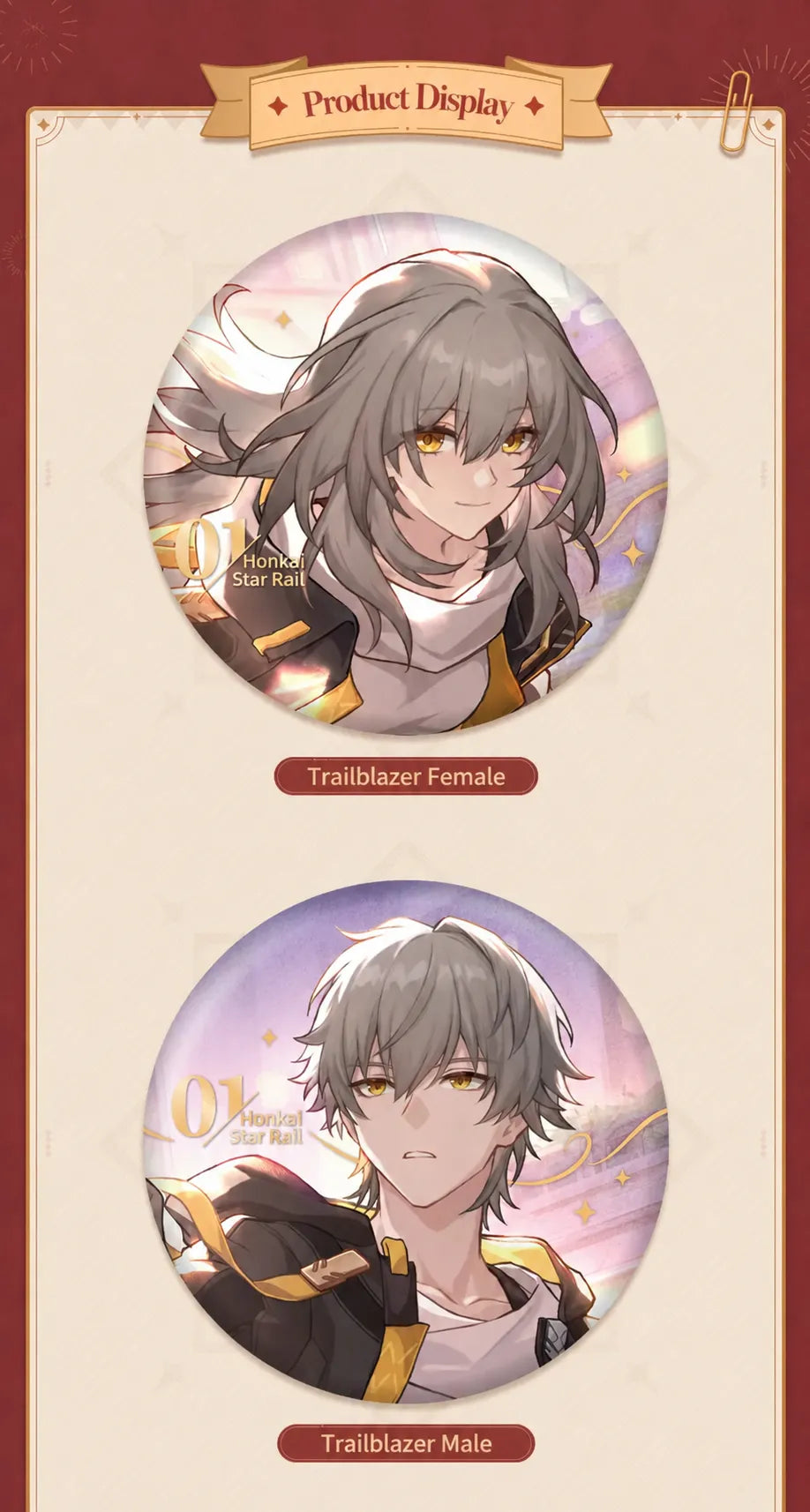Festive Gifts Series Badges featuring Trailblazer Female and Trailblazer Male