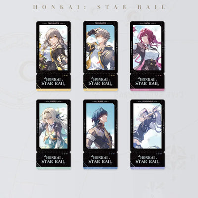 Honkai: Star Rail Festive Gifts Series Film-Style Cards collection featuring all six character designs